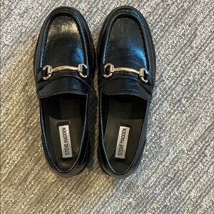 Steve Madden Black Loafers